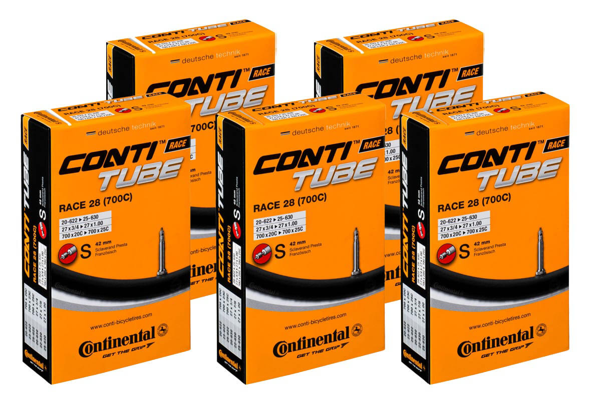 Condor Cycles Continental Presta Valve Inner Tube 5 Pack