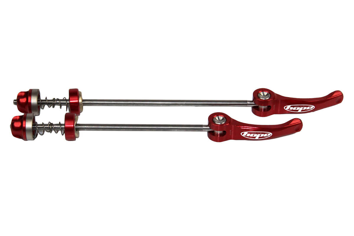 Hope Quick Release Skewer Set RED ROAD/130MM 